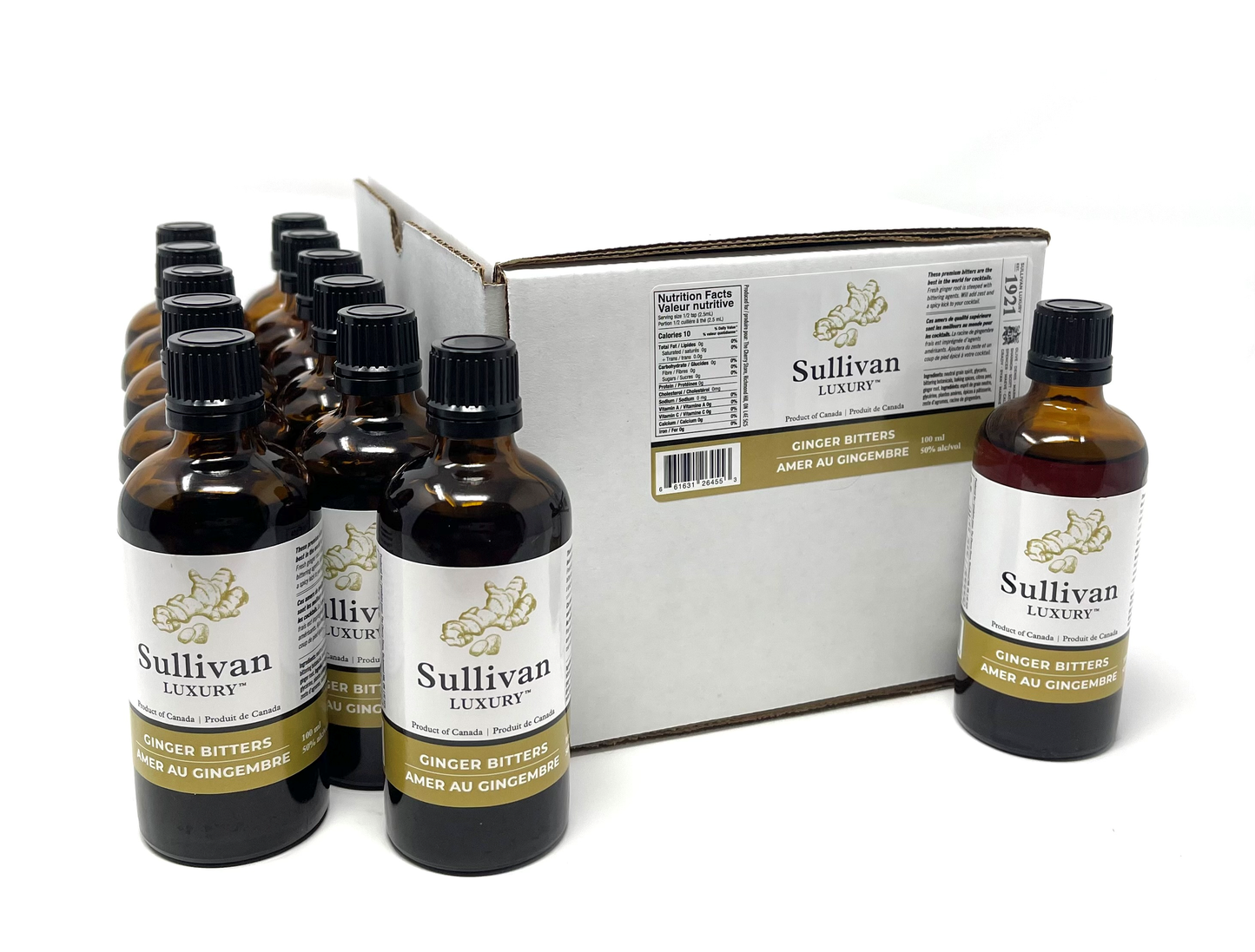 Sullivan Luxury™ Ginger Bitters - Case (100ml x 12)